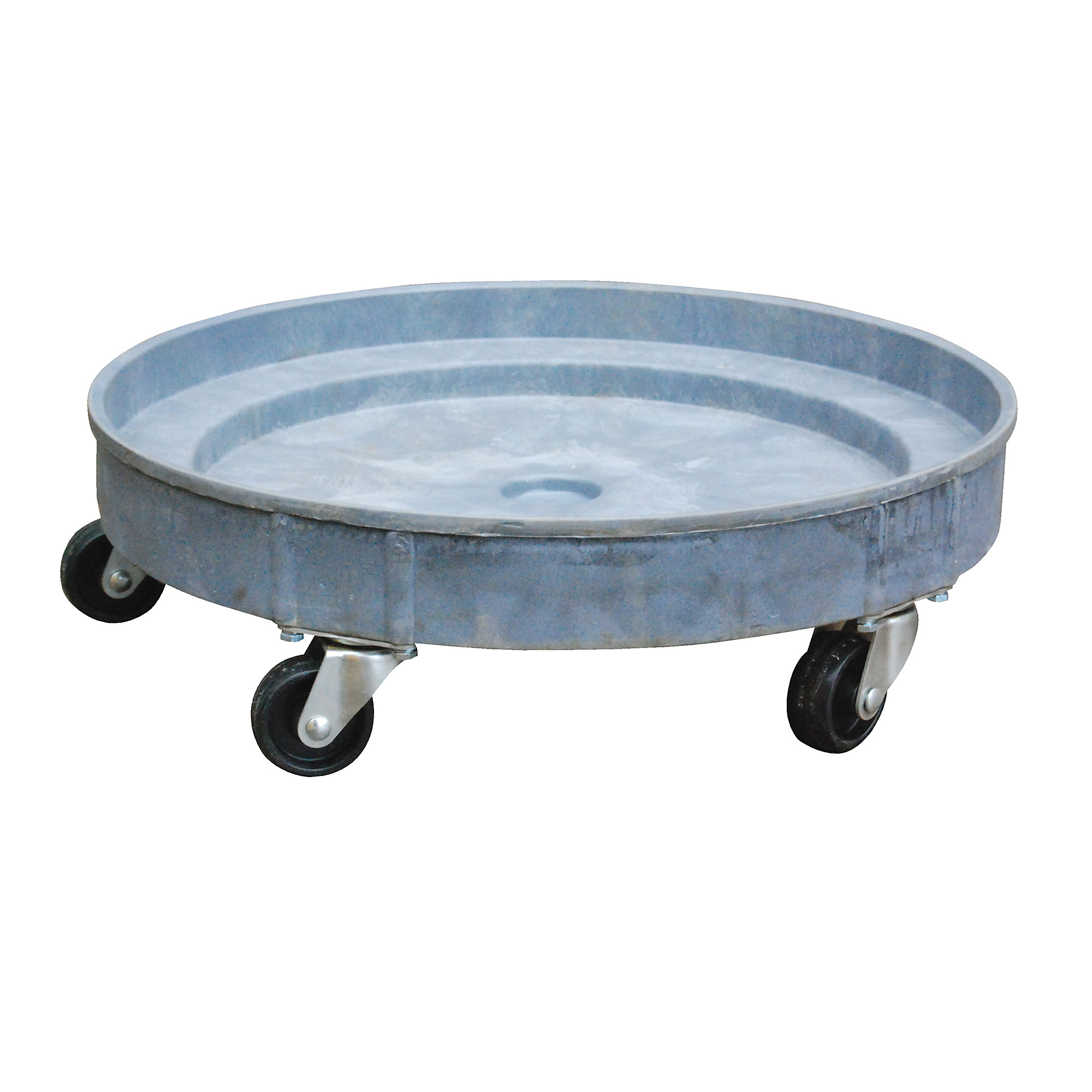 Vestil Poly Multi-Level Drum Dolly - 600 Lb. Capacity, HDPE, 2-Tier, Model# DRUM-PDD